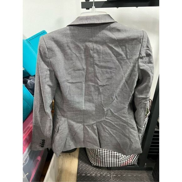 H&M Womens Gray Blazer Size 4 - Picture 7 of 16